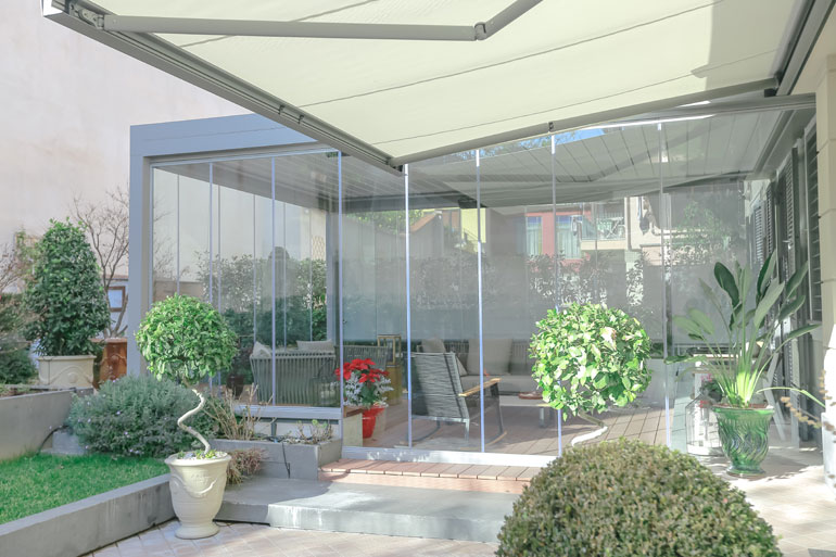 veranda in vetro