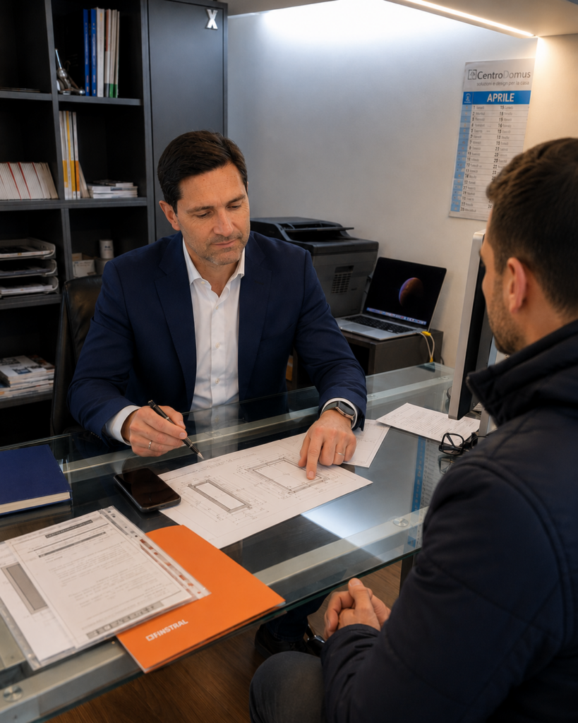 Consulenza Centro Domus per infissi senza apertura a ribalta