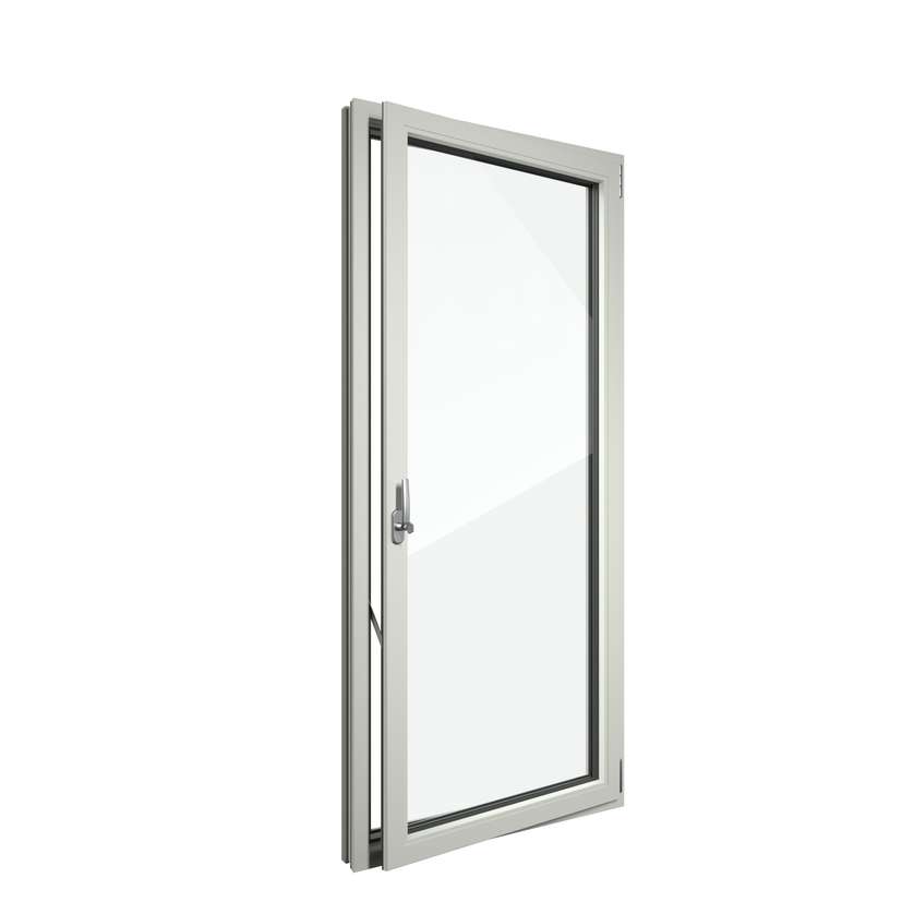apertura porta finestra a ventilazione laterale